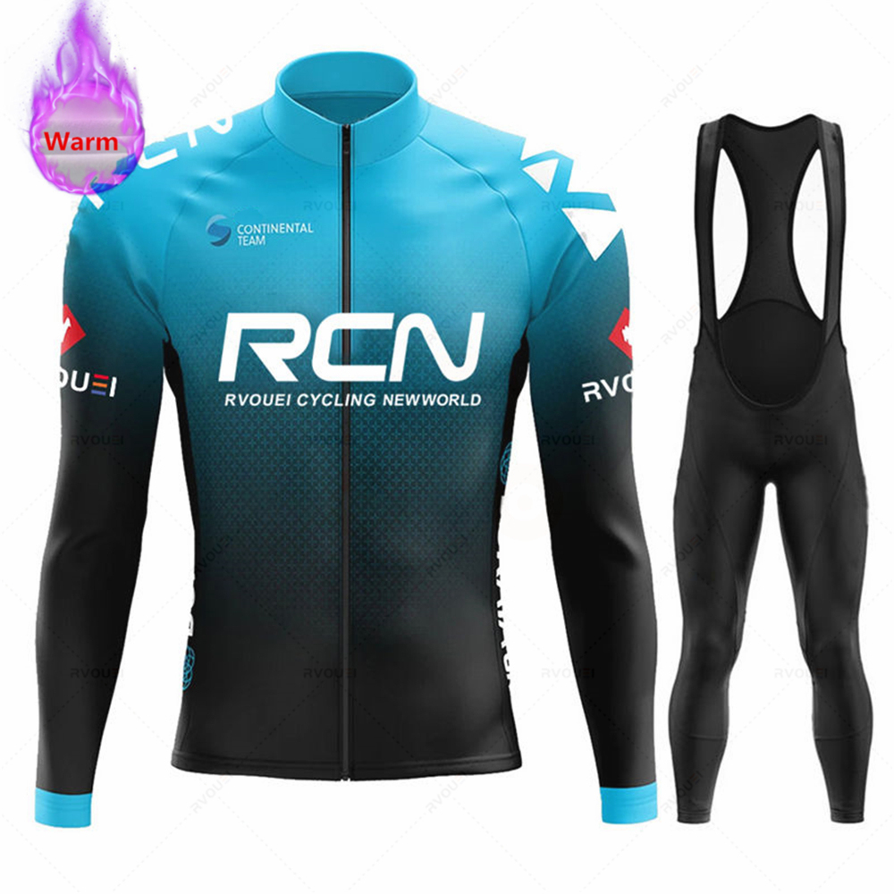 Cycling Gear Brands - Conjunto de Jersey Térmico de Inverno