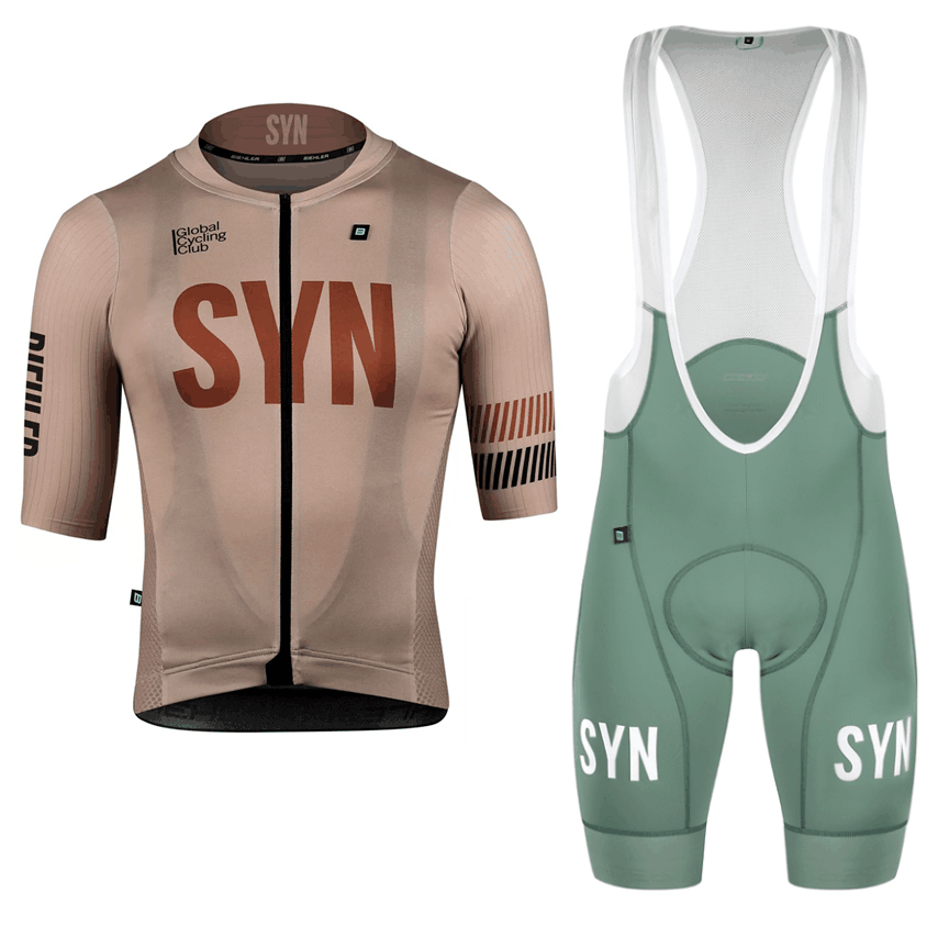 Cycling Gear Brands - SYN-Shorts masculinos de ciclismo de manga