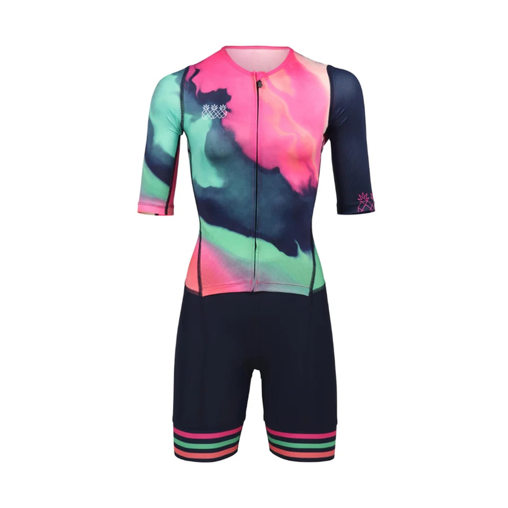 Verão feminino triathlon terno - Cycling Gear Jersey avaliação e preço
