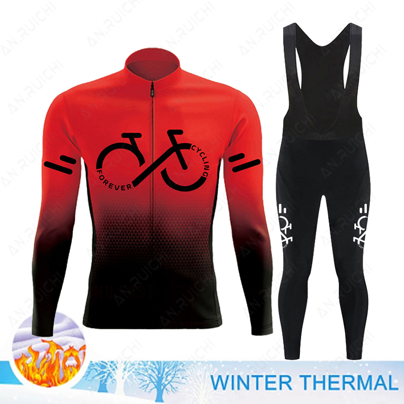 2023 inverno velo térmico conj - Cycling Gear Jersey avaliação e preço